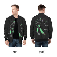 Load image into Gallery viewer, Mens All Over Print Zip Bomber Jacket