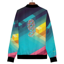 Load image into Gallery viewer, Womens Zip Up Print Bomber Jacket