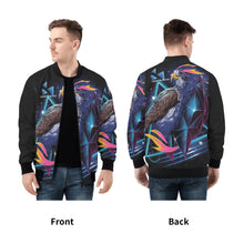 Load image into Gallery viewer, Mens All Over Print Zip Bomber Jacket
