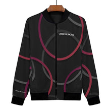 Load image into Gallery viewer, Womens Zip Up Print Bomber Jacket