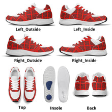 Load image into Gallery viewer, Adult Lightweight Brand Low Top Mesh and PU Platform Athletic Shoes WIth Personalized Logo /Name