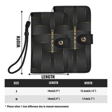 Load image into Gallery viewer, Black Phone Flip Case PU Leather Cover for Most Mobile Phone Models