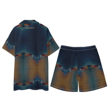 Load image into Gallery viewer, Mens Regular Fit Hawaiian Short Sleeve Shirt and Shorts Set