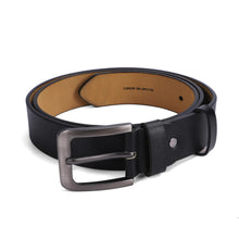 Load image into Gallery viewer, Black Engraved Leather Belt Funny Personalized Gift For Husband Boyfriend
