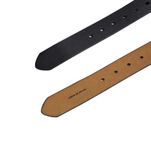Load image into Gallery viewer, Black Engraved Leather Belt Funny Personalized Gift For Husband Boyfriend
