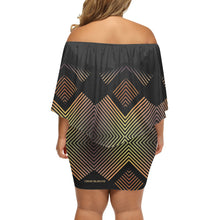 Load image into Gallery viewer, Womens Off The Shoulder Wrap Dress