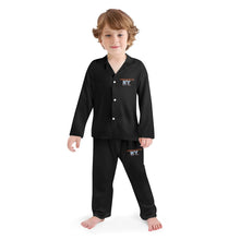 Load image into Gallery viewer, Kids Collar Design Long Nightwear Pajama Set (No Pockets)