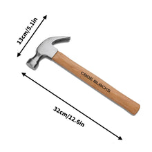 Load image into Gallery viewer, Custom Wood Hammer with Laser Engraved Unique Gift for Fathers Day