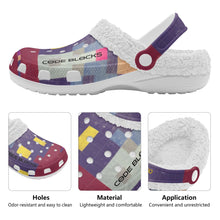 Load image into Gallery viewer, Adults White Warm House Clog Winter Fur Lined Garden Slippers