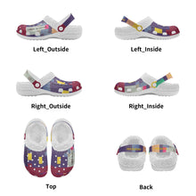 Load image into Gallery viewer, Adults White Warm House Clog Winter Fur Lined Garden Slippers