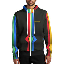 Load image into Gallery viewer, Adult Full Zip Turtleneck Hoodie Streetwear