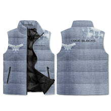 Load image into Gallery viewer, Unisex Lightweight All Over Printing Stand Collar Zip Up Puffer Vest