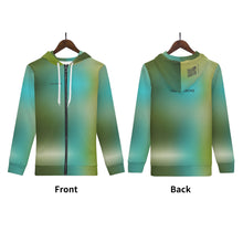 Load image into Gallery viewer, Mens All Over Print Classic Zip Hoodie