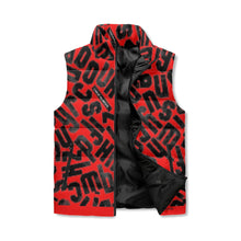 Load image into Gallery viewer, Unisex Lightweight All Over Printing Stand Collar Zip Up Puffer Vest