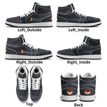 Load image into Gallery viewer, Mens Premium High Top Leather Sneakers