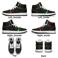 Load image into Gallery viewer, Children Premium High Top Leather Sneakers