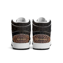 Load image into Gallery viewer, Mens Premium High Top Leather Sneakers