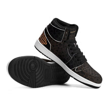 Load image into Gallery viewer, Mens Premium High Top Leather Sneakers