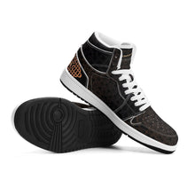 Load image into Gallery viewer, Mens Premium High Top Leather Sneakers