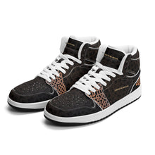 Load image into Gallery viewer, Mens Premium High Top Leather Sneakers