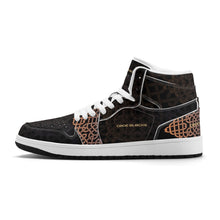 Load image into Gallery viewer, Mens Premium High Top Leather Sneakers