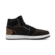 Load image into Gallery viewer, Mens Premium High Top Leather Sneakers
