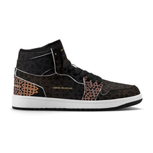 Load image into Gallery viewer, Mens Premium High Top Leather Sneakers