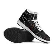 Load image into Gallery viewer, Mens Premium High Top Leather Sneakers
