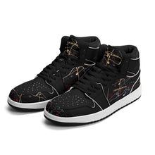 Load image into Gallery viewer, Mens Premium High Top Leather Sneakers