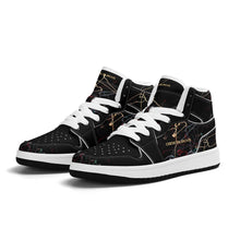 Load image into Gallery viewer, Children Premium High Top Leather Sneakers
