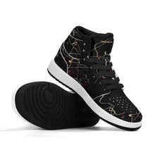 Load image into Gallery viewer, Children Premium High Top Leather Sneakers