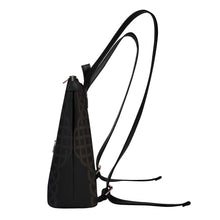 Load image into Gallery viewer, Womens PU Leather Leisure Backpack College School Daypack Top-Handle Handbag