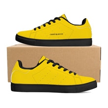 Load image into Gallery viewer, Mens Rubber Low Top Leather Sneakers