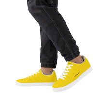 Load image into Gallery viewer, Mens Rubber Low Top Leather Sneakers