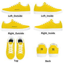 Load image into Gallery viewer, Mens Rubber Low Top Leather Sneakers