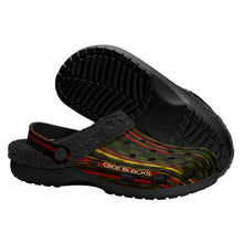 Load image into Gallery viewer, Adults Black Warm House Clog Winter Fur Lined Garden Slippers