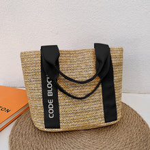 Load image into Gallery viewer, Embroidered Name Logo for Braided Bag Shoulder Bag In Travel and Beach
