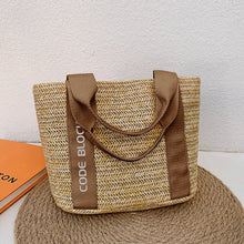 Load image into Gallery viewer, Embroidered Name Logo for Braided Bag Shoulder Bag In Travel and Beach