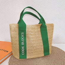 Load image into Gallery viewer, Embroidered Name Logo for Braided Bag Shoulder Bag In Travel and Beach
