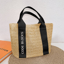Load image into Gallery viewer, Embroidered Name Logo for Braided Bag Shoulder Bag In Travel and Beach
