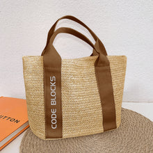 Load image into Gallery viewer, Embroidered Name Logo for Braided Bag Shoulder Bag In Travel and Beach