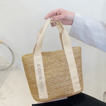 Load image into Gallery viewer, Embroidered Name Logo for Braided Bag Shoulder Bag In Travel and Beach