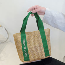 Load image into Gallery viewer, Embroidered Name Logo for Braided Bag Shoulder Bag In Travel and Beach