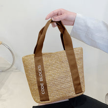 Load image into Gallery viewer, Embroidered Name Logo for Braided Bag Shoulder Bag In Travel and Beach