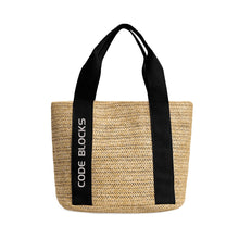 Load image into Gallery viewer, Embroidered Name Logo for Braided Bag Shoulder Bag In Travel and Beach