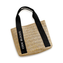 Load image into Gallery viewer, Embroidered Name Logo for Braided Bag Shoulder Bag In Travel and Beach