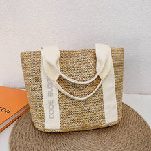 Load image into Gallery viewer, Embroidered Name Logo for Braided Bag Shoulder Bag In Travel and Beach