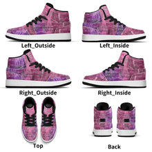 Load image into Gallery viewer, Children Premium High Top Leather Sneakers
