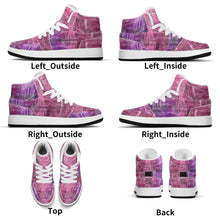 Load image into Gallery viewer, Children Premium High Top Leather Sneakers