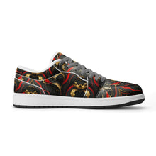 Load image into Gallery viewer, Mens Premium PU Leather Low Top Sneakers-V2